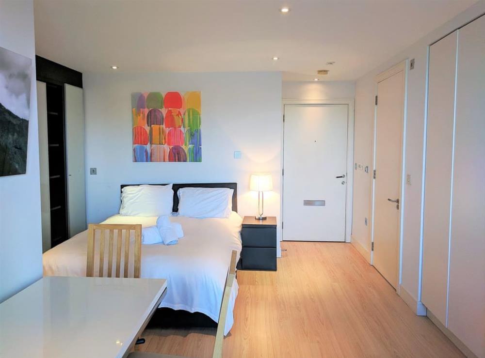 Comfortable double bedded area at No.1 The Studio A, 