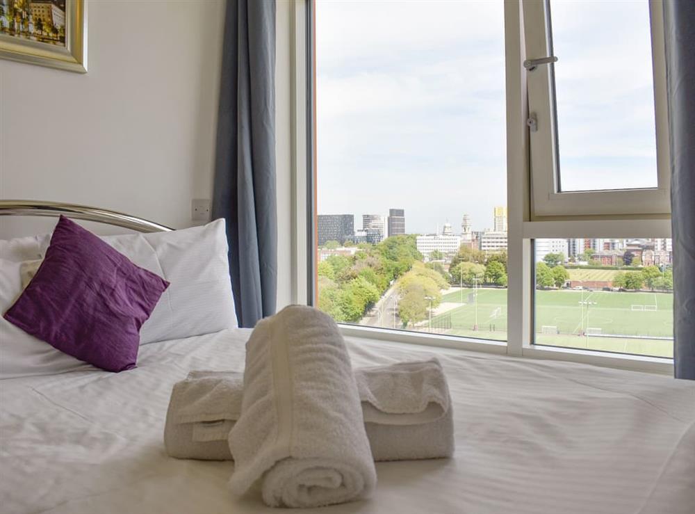 Relaxing double bedroom with stunning views at The One Bedroom A, 