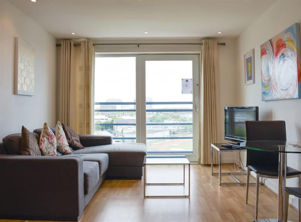 Welcoming living area with Juliette balcony at The One Bedroom B, 