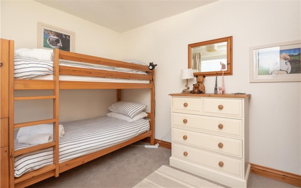 The bunk bedroom  at Guyscliff in Salcombe