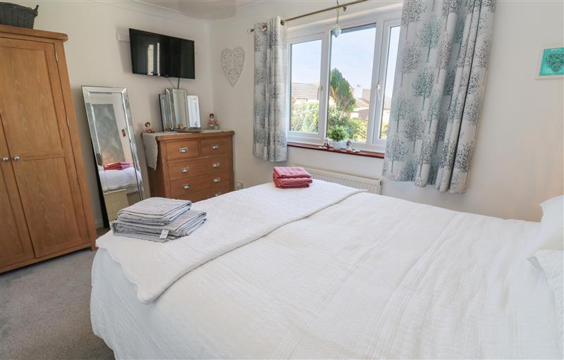 One of the bedrooms at Gwarth An Drae, Helston