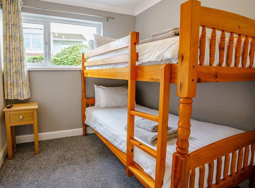 Bunk bedroom at Gwbert Holiday Cottages- Hafdir in Gwbert, Dyfed
