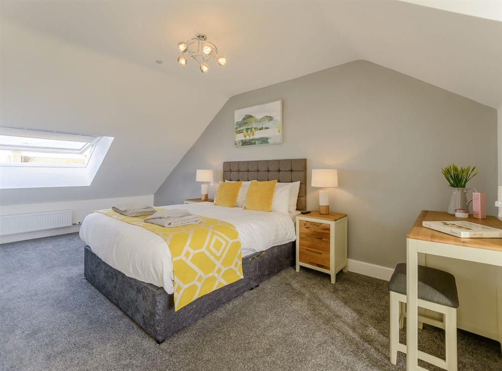 Attractive double bedroom at Ty Canol, 