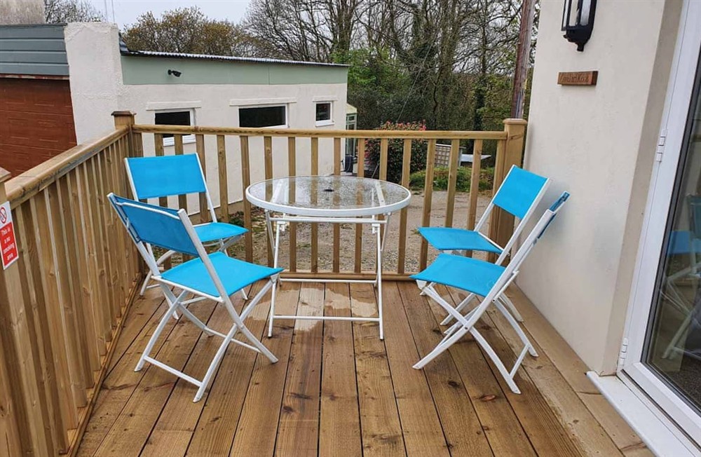 Decking at Gwel An Koos in Bodmin, Cornwall