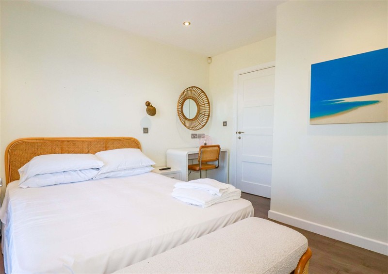One of the bedrooms at Gwel An Mor, Portreath