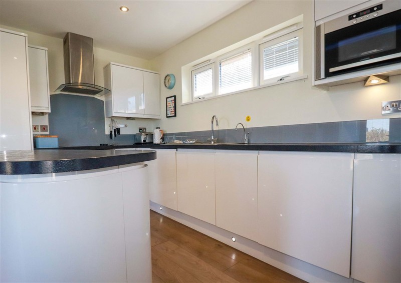 This is the kitchen at Gwel An Mor, Portreath