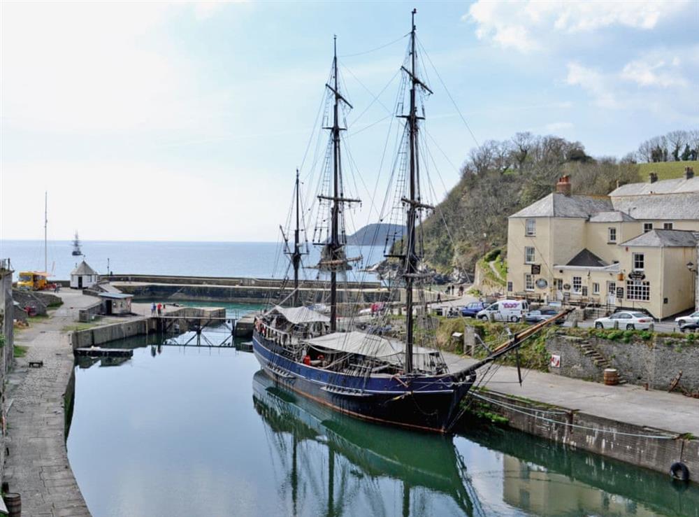 Charlestown at Gwel-An-Porth in Charlestown, St Austell, Cornwall., Great Britain