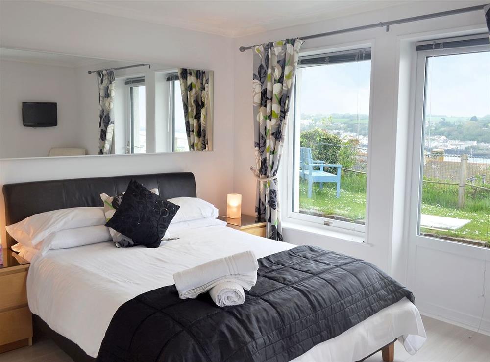 Double bedroom at Gwel An Porth in Falmouth, Cornwall., Great Britain