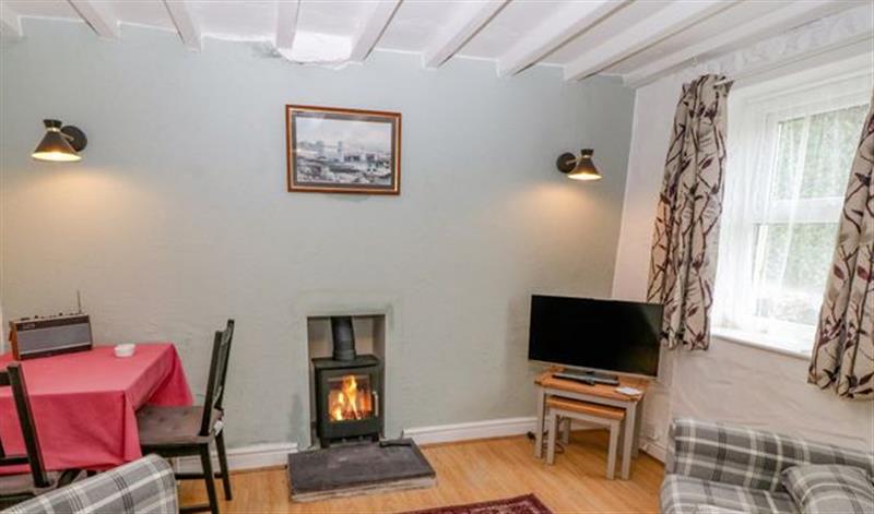 This is the living room at Gwel Fynydd, Llangoed near Beaumaris