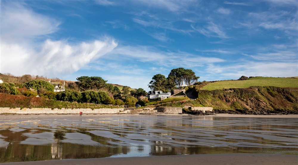 The beach near Gwendra Dairy Cottage, Cornwall at Gwendra Dairy Cottage in Truro, Cornwall