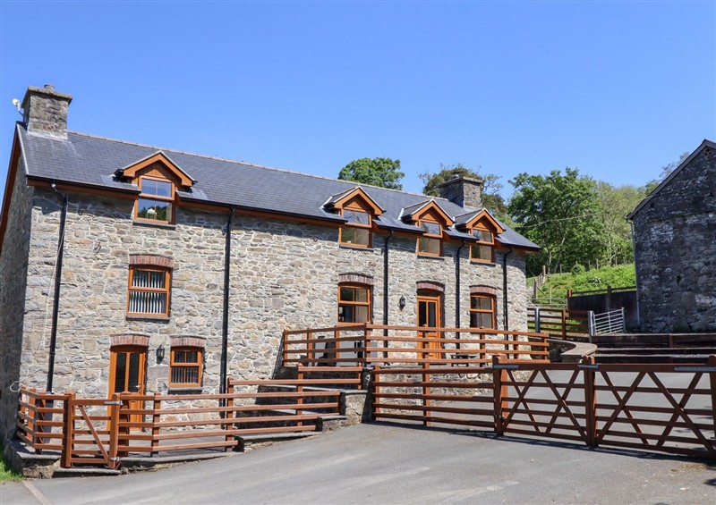 Outside at Gwernffridd, Pennant near Llanbrynmair