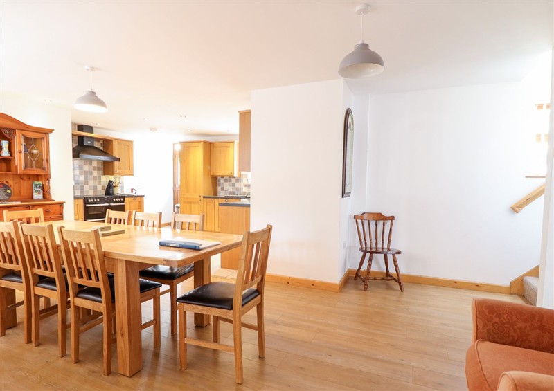 The dining room at Gwernffridd, Pennant near Llanbrynmair