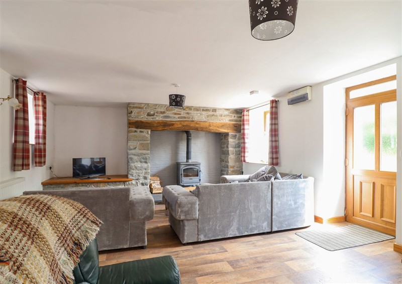The living area at Gwernffridd, Pennant near Llanbrynmair