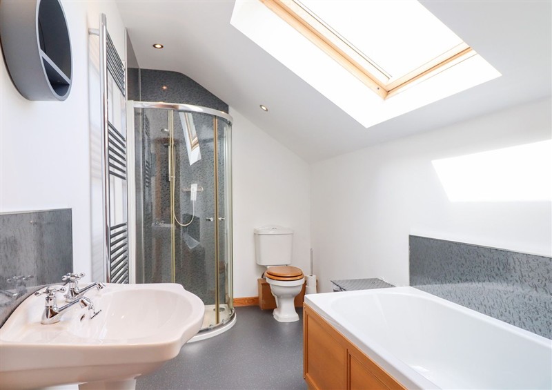 This is the bathroom at Gwernffridd, Pennant near Llanbrynmair