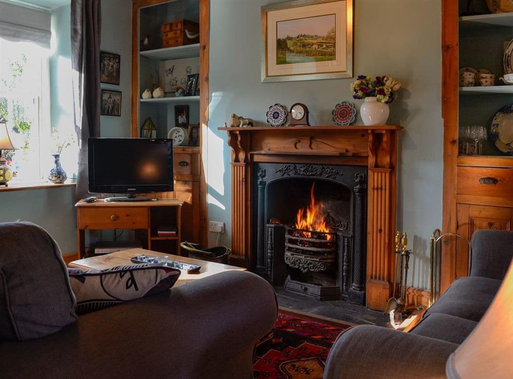 Cosy living room with open fire (photo 2) at Gwernol in Dolwyddelan, near Betws-y-Coed, Conwy, Gwynedd