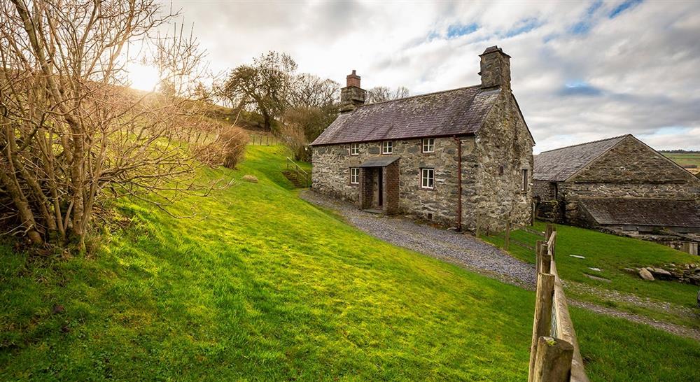 The exterior of Gwernouau Cottage, Betws-Y-Coed, Gwynedd at Gwernouau Cottage in Betws-y-coed, Gwynedd