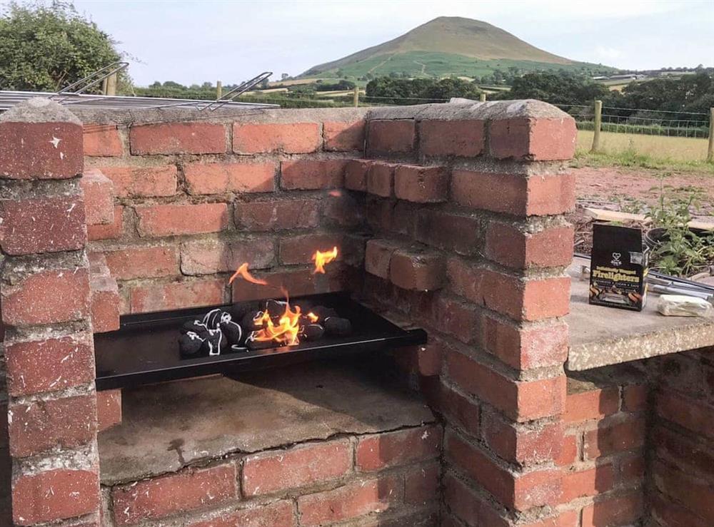 Built-in-BBQ at Gwrlodde in Talgarth, near Brecon, Powys