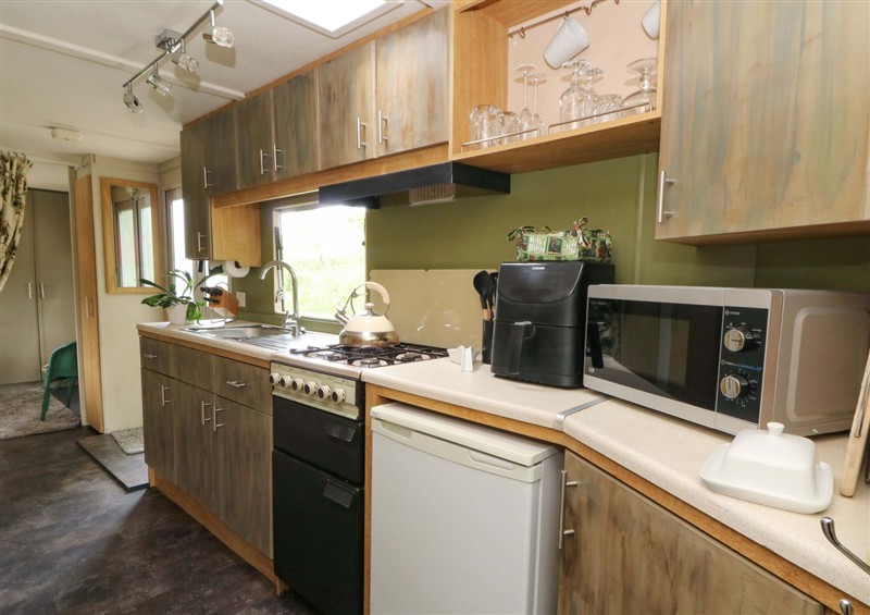 The kitchen at Gwybedog, Pumpsaint near Lampeter