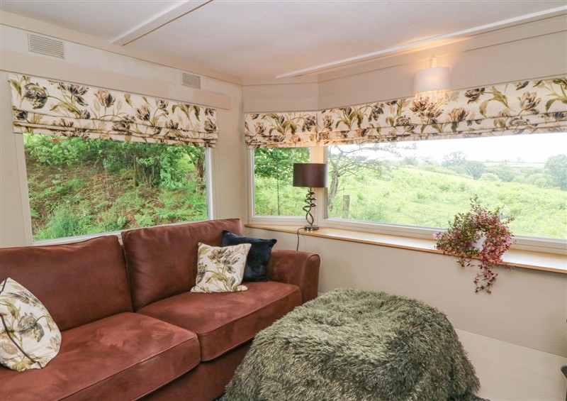 The living area at Gwybedog, Pumpsaint near Lampeter