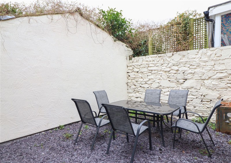 The patio in Gwydyr Bach 1 at Gwydyr Bach 1, Llanrwst