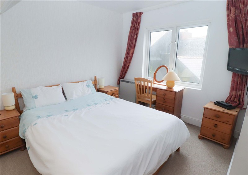 One of the bedrooms at Gwylan Maisonette, Tenby