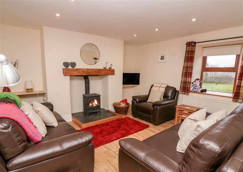 Living room at Gwynfa, Capel Iwan near Newcastle Emlyn, Dyfed