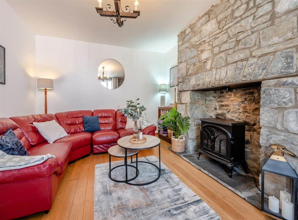 Living room at Gwynfor in New Quay, Dyfed