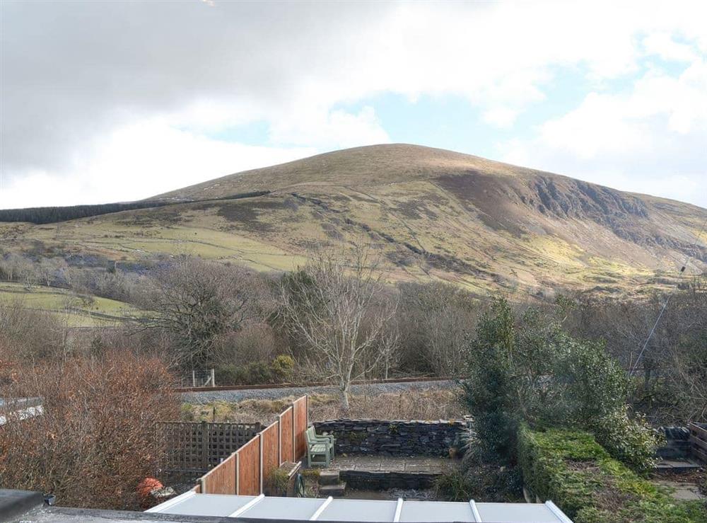 View from the property at Gwyrfai Cottage in Waunfawr, near Caernarfon, Gwynedd