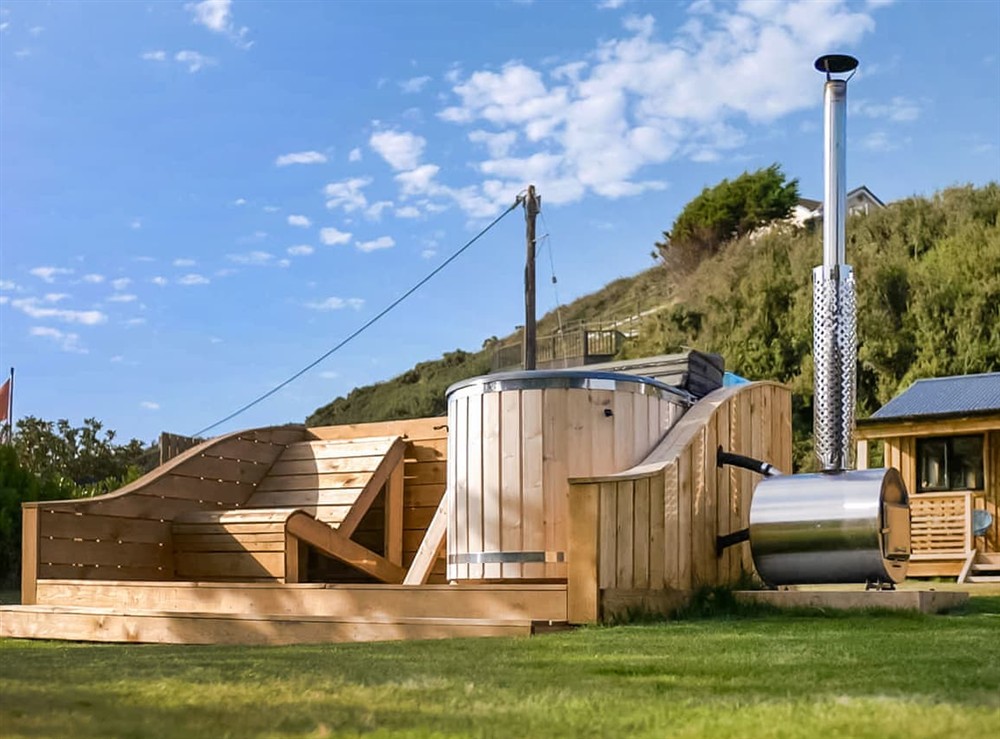 Hot tub at Gypsie Bug in Kirk Michael, Isle Of Man