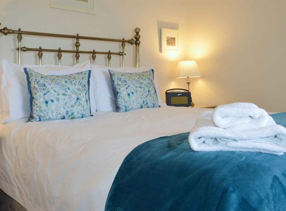Double Bedroom with sea view at Haddock’s End in Pendeen, Penzance, Cornwall., Great Britain