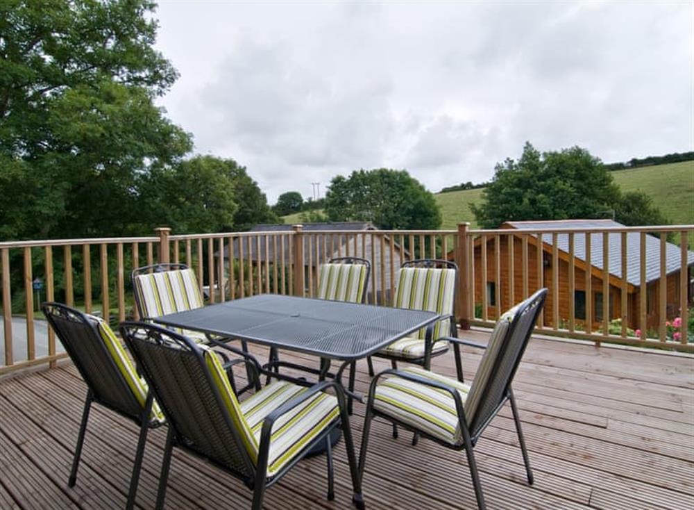 Sitting-out-area at Hadleigh Lodge in Padstow & Wadebridge, North Cornwall