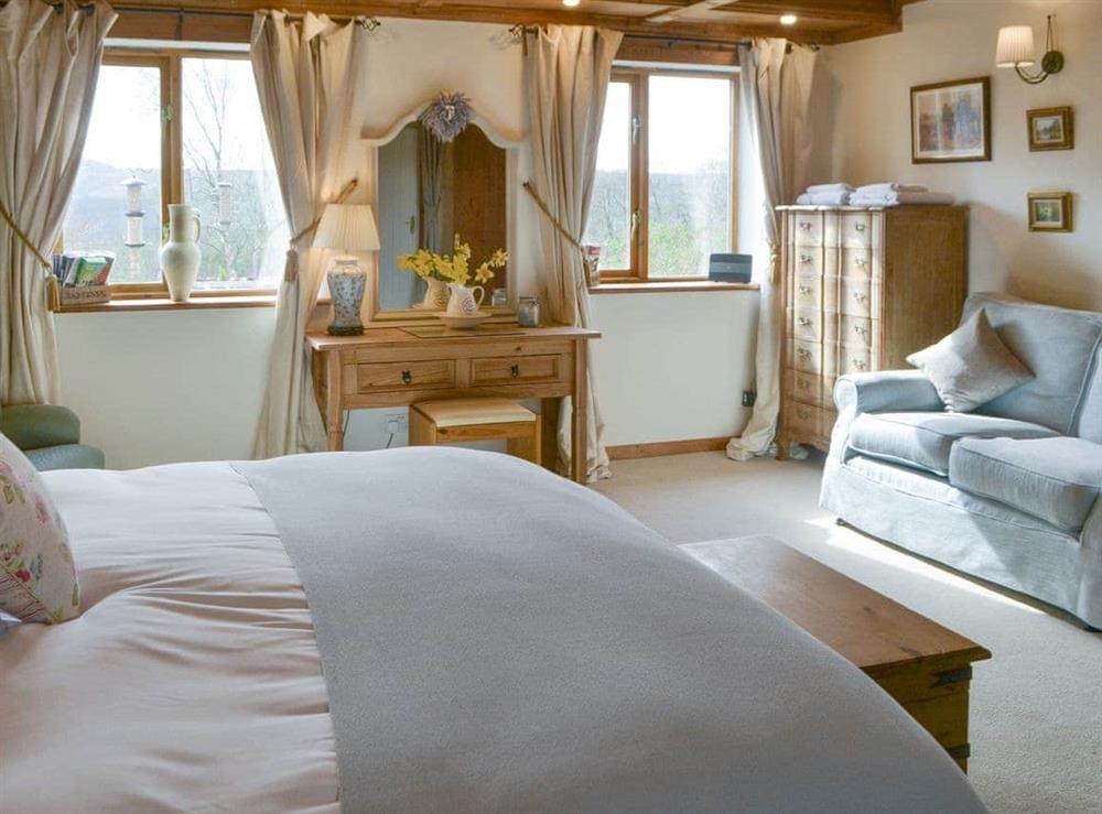 Peaceful double bedroom at Hadrians Garden Villa, 