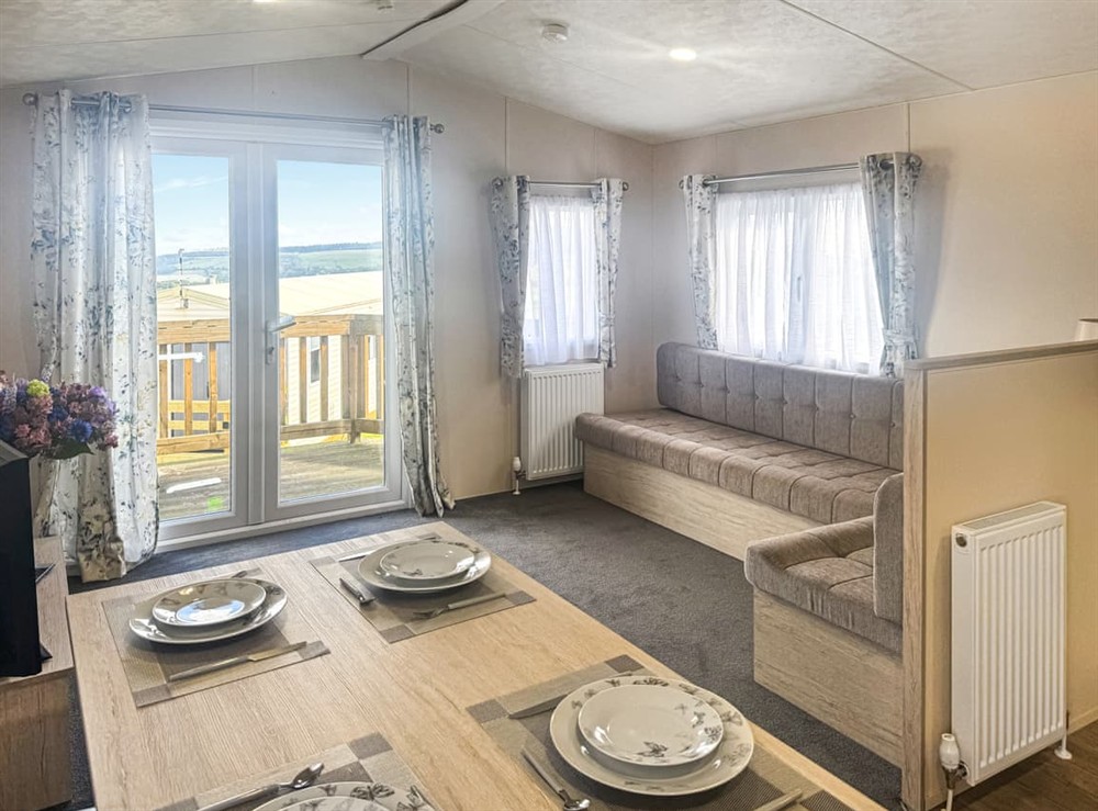 Open plan living space at Hadrians Hollow in Hexham, Northumberland