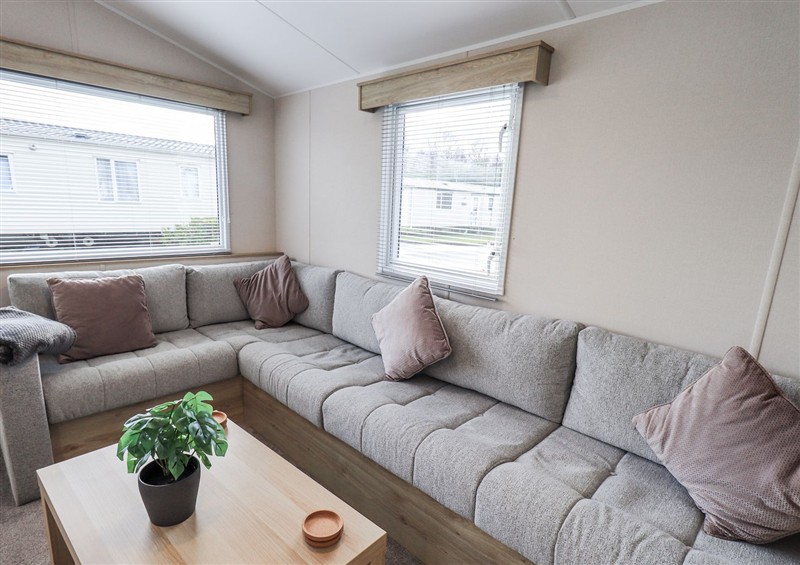 This is the living room at Hadrians Rest Glendale Holiday Park, Port Carlisle near Carlisle