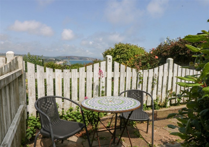 Enjoy the garden at Hafan Bach, Bwlchtocyn near Abersoch
