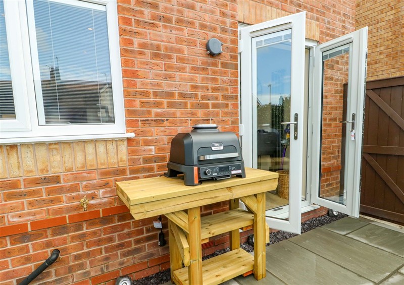 The patio at Hafan Rhos, Rhos-On-Sea