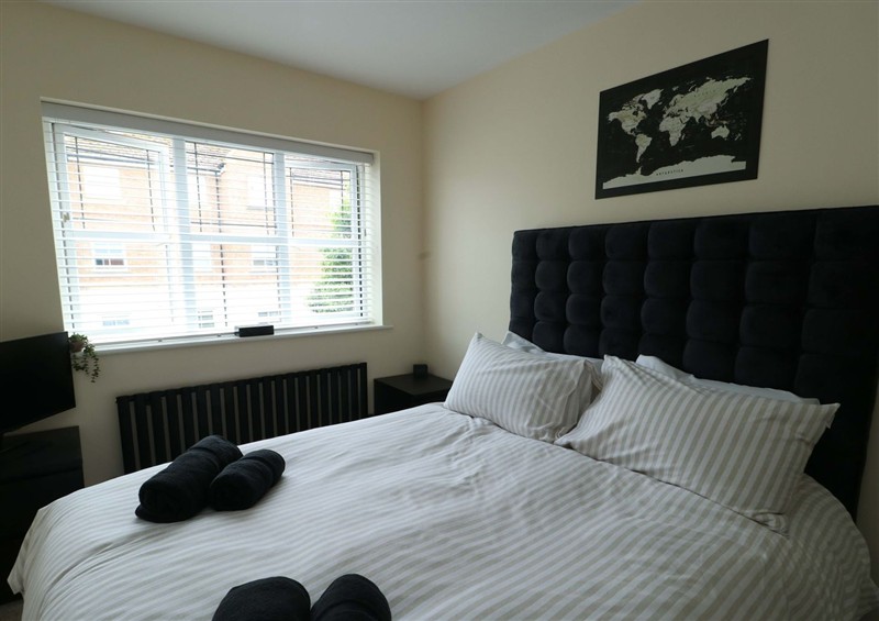 This is a bedroom at Hafan Rhos, Rhos-On-Sea