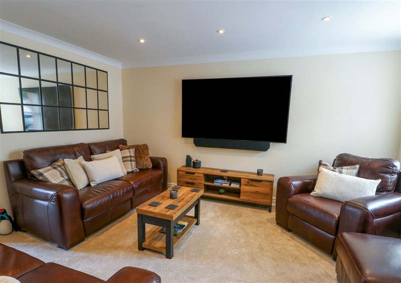 This is the living room at Hafan Rhos, Rhos-On-Sea