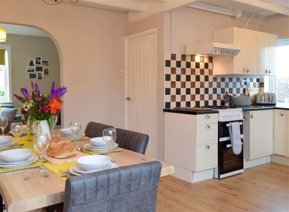 Kitchen and dining area (photo 2) at Hafan in Tenby, Pembrokeshire, Dyfed