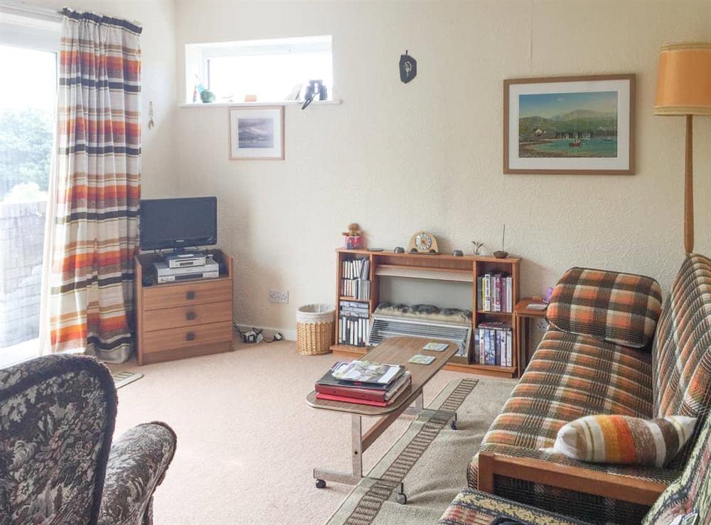 Living room at Hafod in Barmouth, Gwynedd