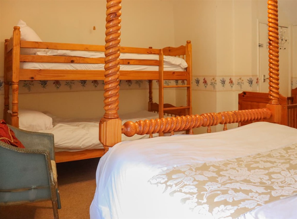 Double bedroom at Hafod Fach in Moylegrove, near Preseli Hills, Dyfed