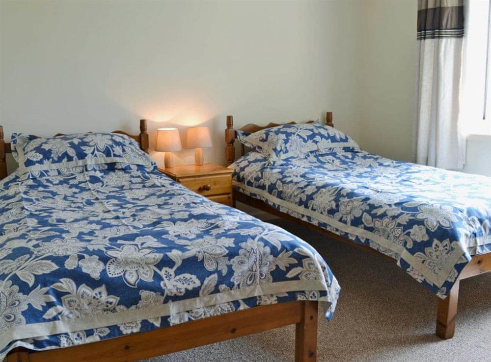 Cosy twin bedroom at Hafod in Llangian, near Abersoch, Gwynedd