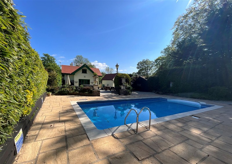 Spend some time in the pool at Hafod Lodge, Hensol near Pontyclun