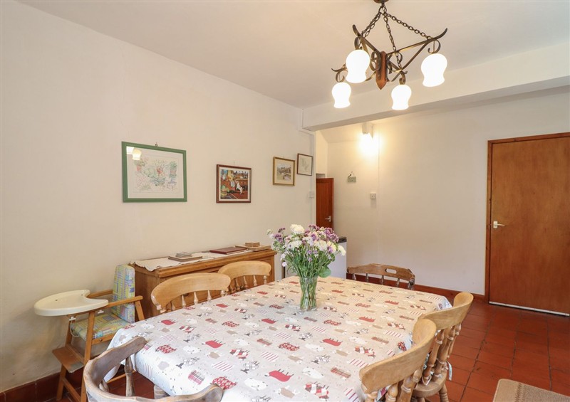 This is the dining room at Hafod, Pontfadog near Chirk