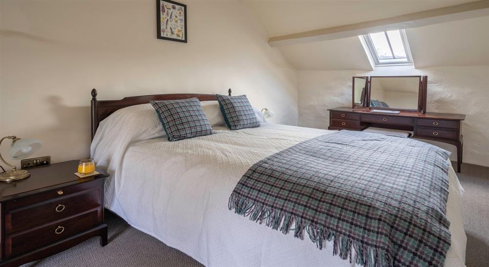 The double bedroom at Hafod Y Fedw in Llanelltyd, Gwynedd