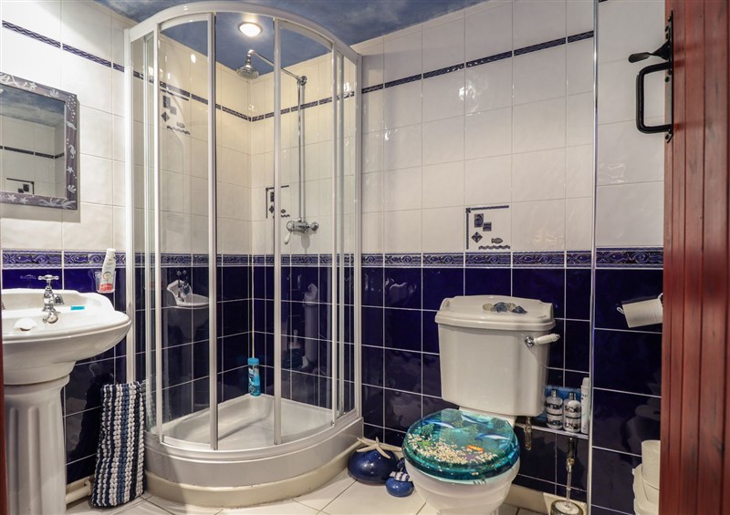 The bathroom at Hafoty Boeth Cottage, Corwen