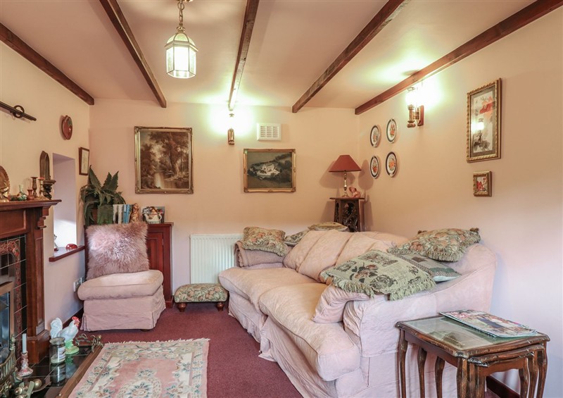 The living room at Hafoty Boeth Cottage, Corwen