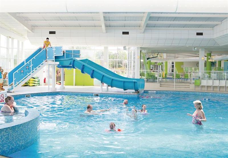 Indoor heated pool at Haggerston Castle Holiday Park in Berwick-upon-Tweed, Northumberland