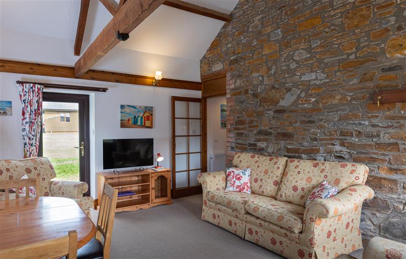 The living room at Halcyon Cottage, Torrington