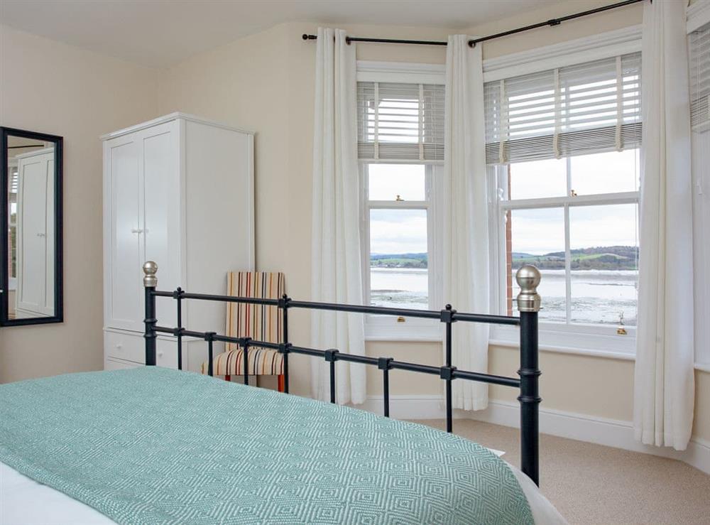 Beautiful river views from King size bedroom at Haldon View in Lympstone, Devon